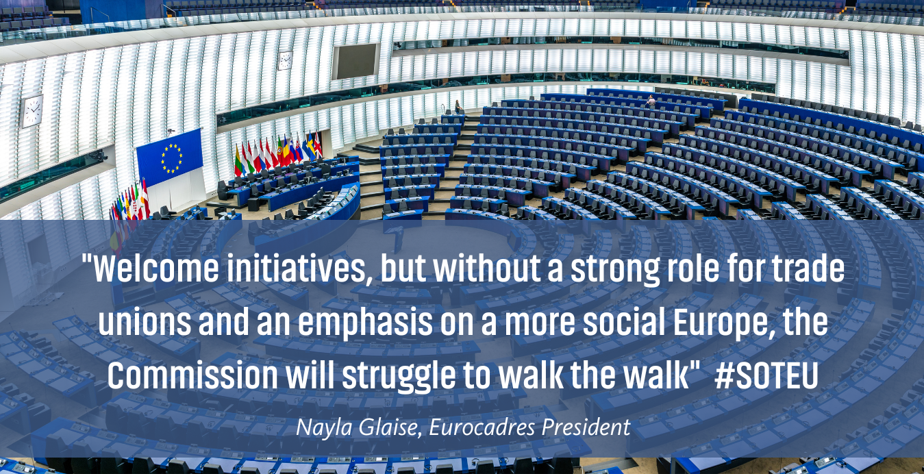 Welcome initiatives, but without a strong role for trade unions and an emphasis on a more social Europe, we won't be able to walk the walk